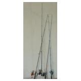 Four Fishing Poles