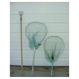 Two Fishing Nets and a Fishing Spear