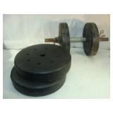 2 - Twenty Lbs and 2 - Ten Lbs Weights