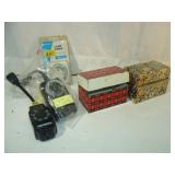 Timers and Two Vintage Recipe Boxes