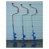 Three Ice Augers