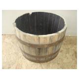 Half Whiskey Barrel Planter