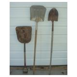 Flat Pans and Spade Shovel