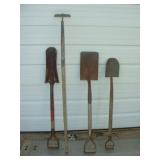 Tree Shovel, Hoe and Square Nose