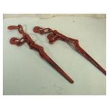 Two Red Chain Binders