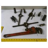 Pipe Wrench and Related Die Pieces