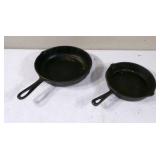Two cast Iron Skillets