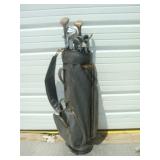 SIngle Bag of SPAULDING Golf Clubs