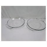 Clear Anchor Hocking Pie Dishes