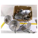 Five Heat Lamp Shells
