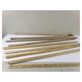 Eight Wooden Handles
