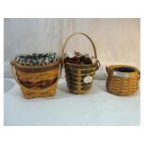 LONGABERGER - Peppermint Stripe, Hostess and Other