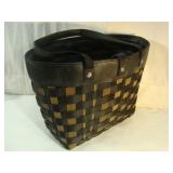 LONGABERGER - Black Woven Purse
