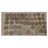 50 Wheat Pennies - A