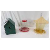 Three Bird Feeders