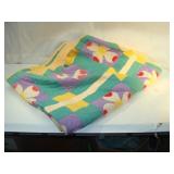 Quilt with Flowers