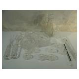 Clear Glass Cruet and Related