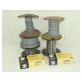 Wire and Two Boxes of Insulators