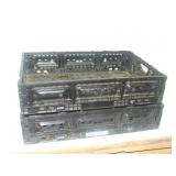 Two Collapsible Crates