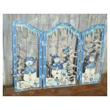 Metal Tri Fold Christmas Display