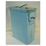 Metal Light Blue Ammo Box