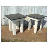 Two Wooden Tables