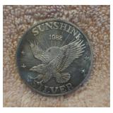 1982 Sunshine Silver - One Troy Ounce
