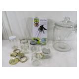 Store jar, Jerky Gun and Canning Jars