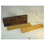 Home and Alexa Wooden Routered Signs