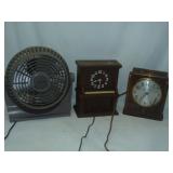 SESSIONS Clock, Fan and Piano Clock