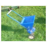 Blue Metal Fertilizer Spreader