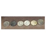 Six Eisenhowser  Dollars