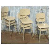 Eight Tan Chairs
