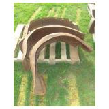 Three Antique Truck or Car fenders