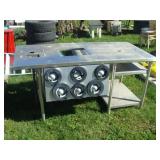 Stainless Steel Dispenser Table