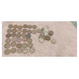 50 Wheat Pennies - D