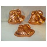 Copper Christmas Bell Molds