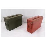 Two Ammo Boxes