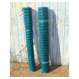 Two Rolls of Plastic Fence