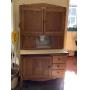 Antique 71x40x25" Genuine Hooiser Cabinet