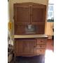 Antique 71x40x25" Genuine Hooiser Cabinet