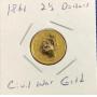 1861 2 1/2 US Dollar Gold Coin