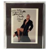 Candy Clark autographed framed photo