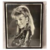 Vanna White framed photo autograph