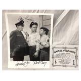 Hogans heroes autographed 8 x 10 with CERT