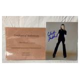 Calista Flockhart signed 8 x 10 with certificate