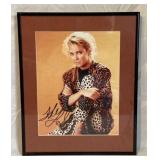 Heather Locklear framed autographed picture