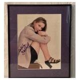 Calista Flockhart autographed picture