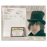 George Harrison Autograph with Certificates