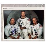Neil Armstrong autographed Apollo 11 pic